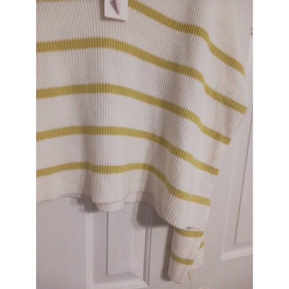 NWT Women's Jessica Simpson Crop Striped Sweater Size XL - Picture 5 of 6